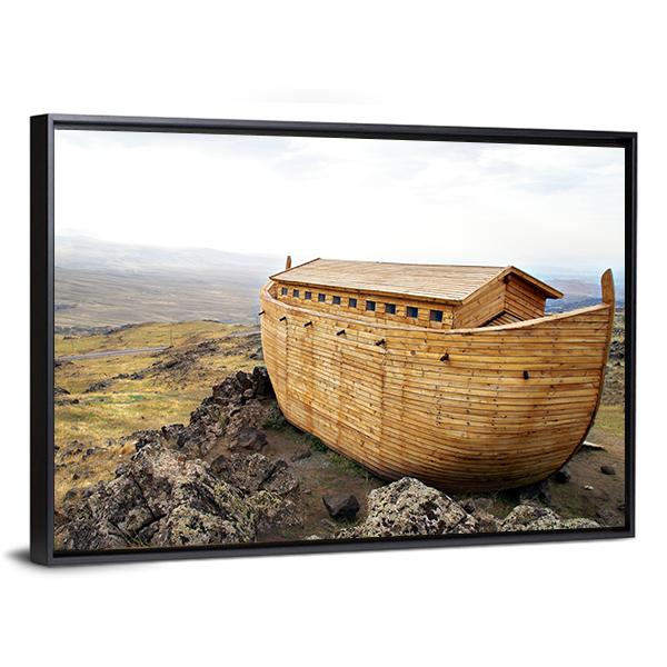 Noah's Ark Model Canvas Wall Art-3 Horizontal-Gallery Wrap-25" x 16"-Tiaracle