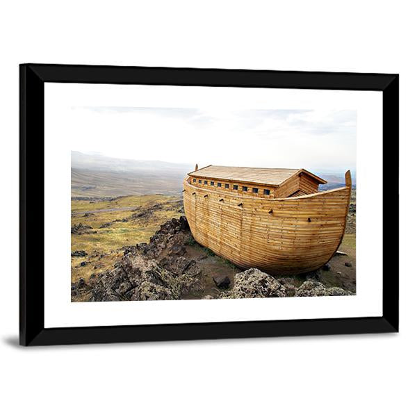 Noah's Ark Model Canvas Wall Art-5 Horizontal-Gallery Wrap-22" x 12"-Tiaracle