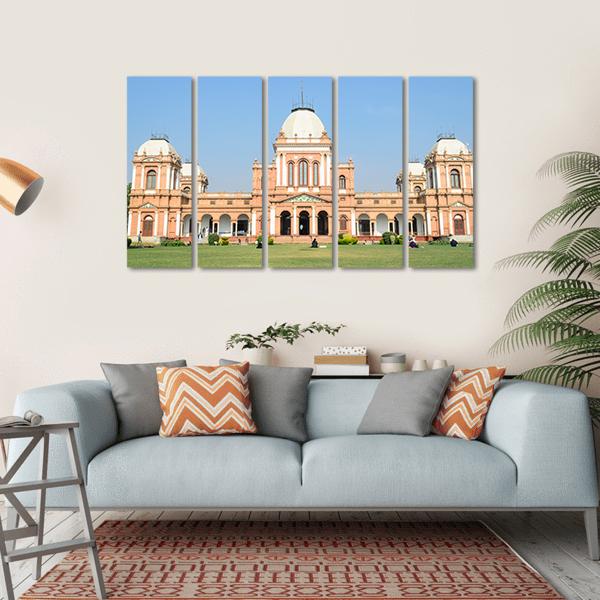 Noor Mahal Bahawalpur Canvas Wall Art-5 Horizontal-Gallery Wrap-22" x 12"-Tiaracle