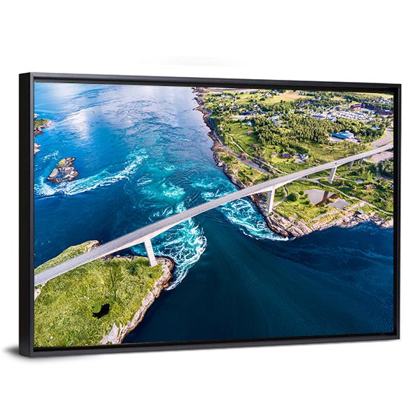 Nordland In Norway Panoramic Canvas Wall Art-1 Piece-36" x 12"-Tiaracle