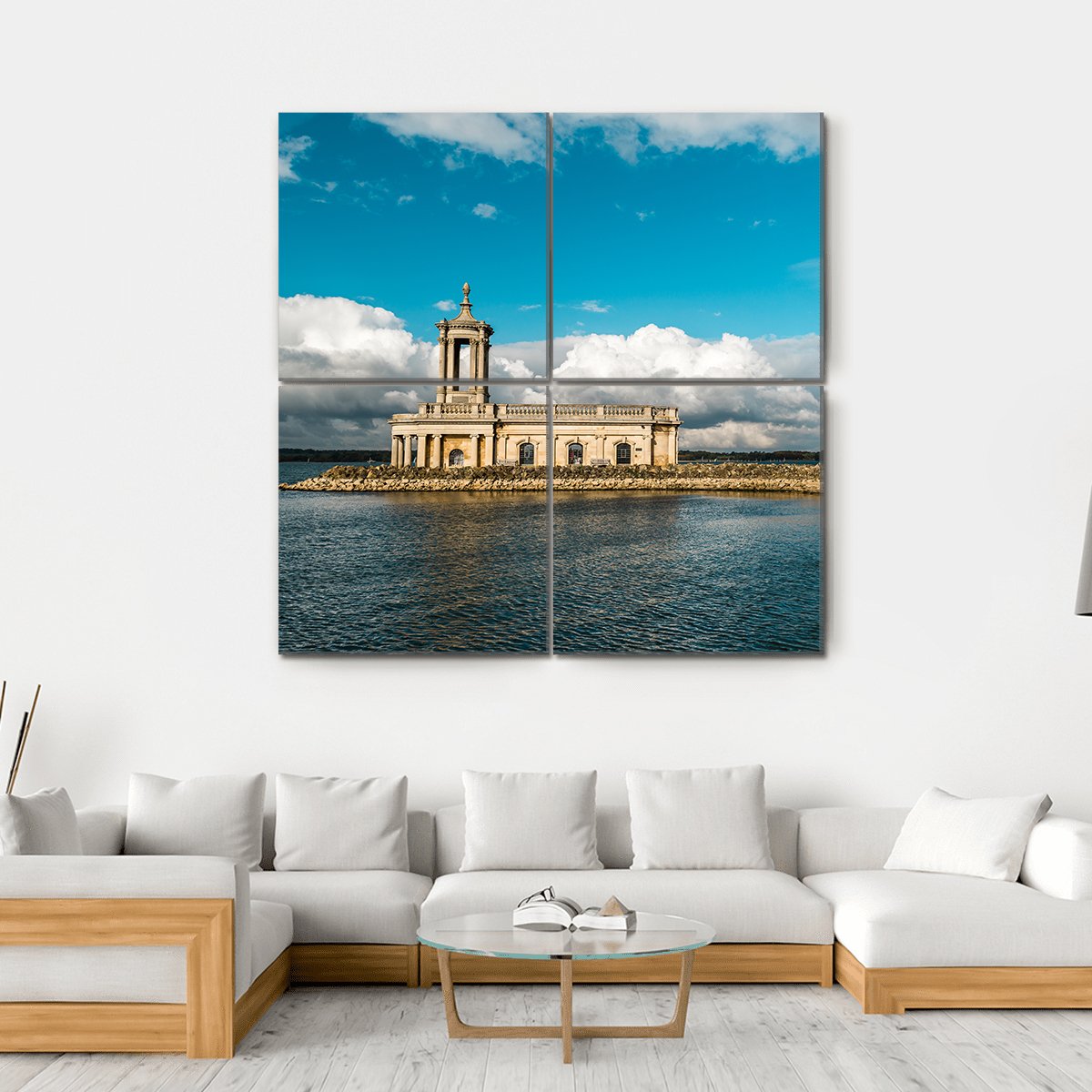 Normanton Church England Canvas Wall Art-4 Square-Gallery Wrap-17" x 17"-Tiaracle