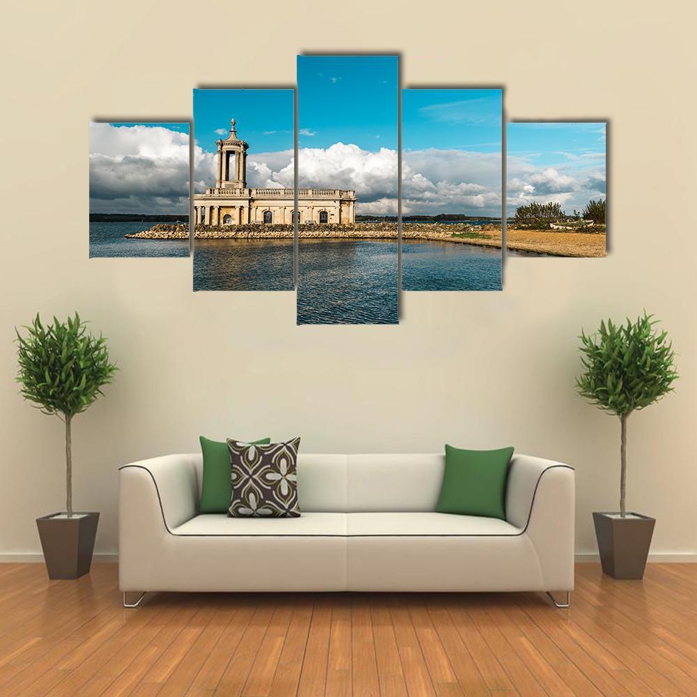 Normanton Church England Canvas Wall Art-5 Pop-Gallery Wrap-47" x 32"-Tiaracle