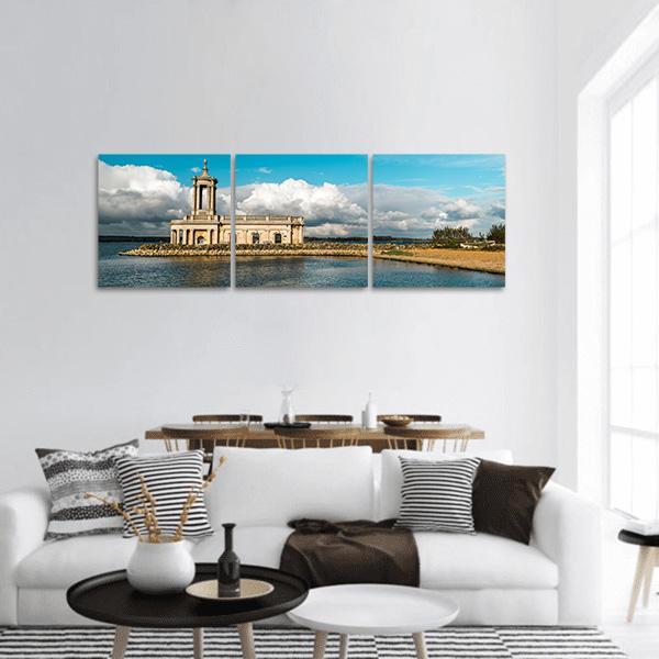 Normanton Church England Panoramic Canvas Wall Art-3 Piece-25" x 08"-Tiaracle