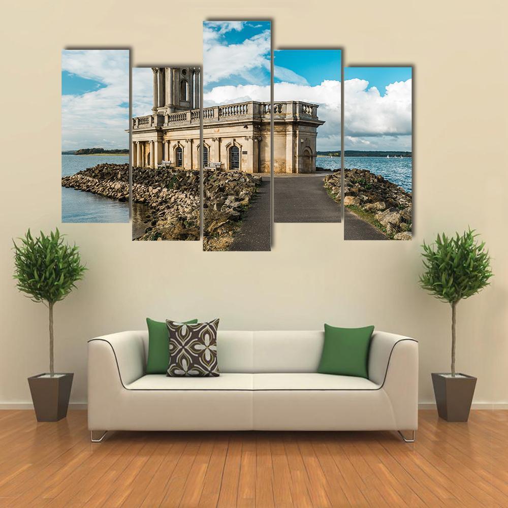 Normanton Church Canvas Wall Art-5 Pop-Gallery Wrap-47" x 32"-Tiaracle