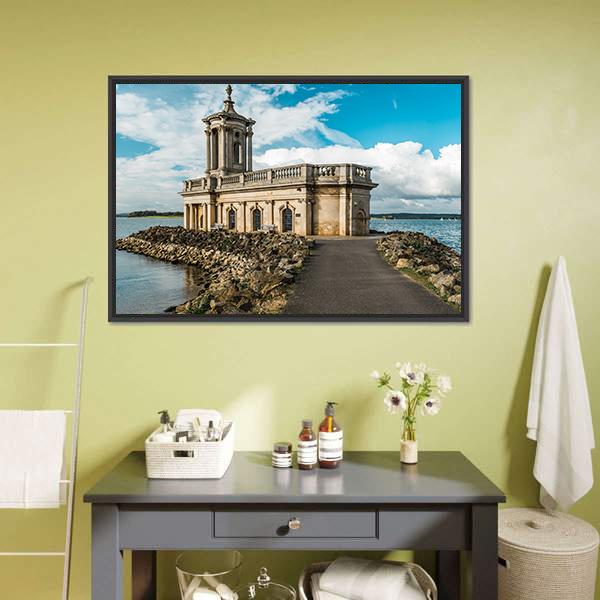 Normanton Church Canvas Wall Art-3 Horizontal-Gallery Wrap-25" x 16"-Tiaracle