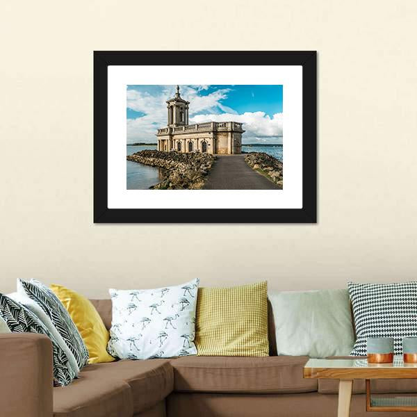 Normanton Church Canvas Wall Art-1 Piece-Framed Print-20" x 16"-Tiaracle