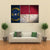 North Carolina Flag Canvas Wall Art-3 Horizontal-Gallery Wrap-37" x 24"-Tiaracle