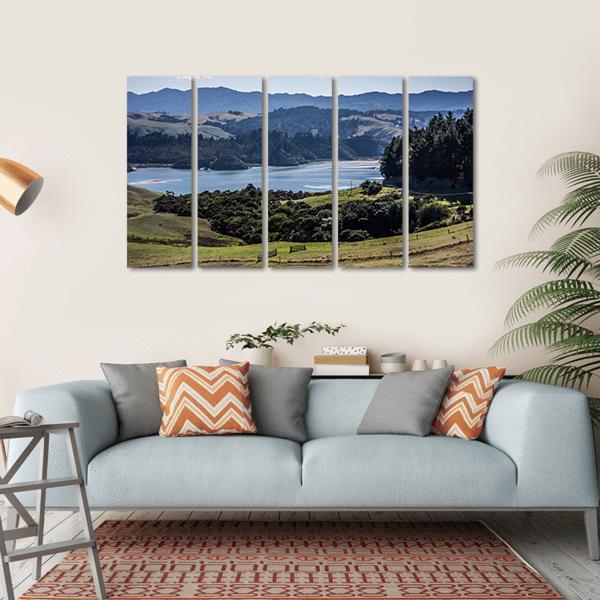North Island Canvas Wall Art-5 Horizontal-Gallery Wrap-22" x 12"-Tiaracle