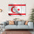 Northern Cyprus Flag Canvas Wall Art-4 Horizontal-Gallery Wrap-34" x 24"-Tiaracle