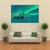 Northern Lights Over Plane Wreck Canvas Wall Art-3 Horizontal-Gallery Wrap-37" x 24"-Tiaracle