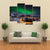 Northern Lights Over Reine Canvas Wall Art-4 Pop-Gallery Wrap-50" x 32"-Tiaracle