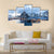 Norway At Blue Hour Canvas Wall Art-4 Pop-Gallery Wrap-50" x 32"-Tiaracle