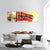 Waving Norway Flag Panoramic Canvas Wall Art-3 Piece-25" x 08"-Tiaracle