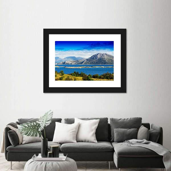 Norway Northern Islands Landscape Canvas Wall Art-3 Horizontal-Gallery Wrap-25" x 16"-Tiaracle