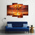 Nuclear Bomb Explosion Canvas Wall Art-4 Pop-Gallery Wrap-50" x 32"-Tiaracle