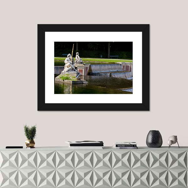 Nymphenburg In Germany Canvas Wall Art-1 Piece-Framed Print-20" x 16"-Tiaracle