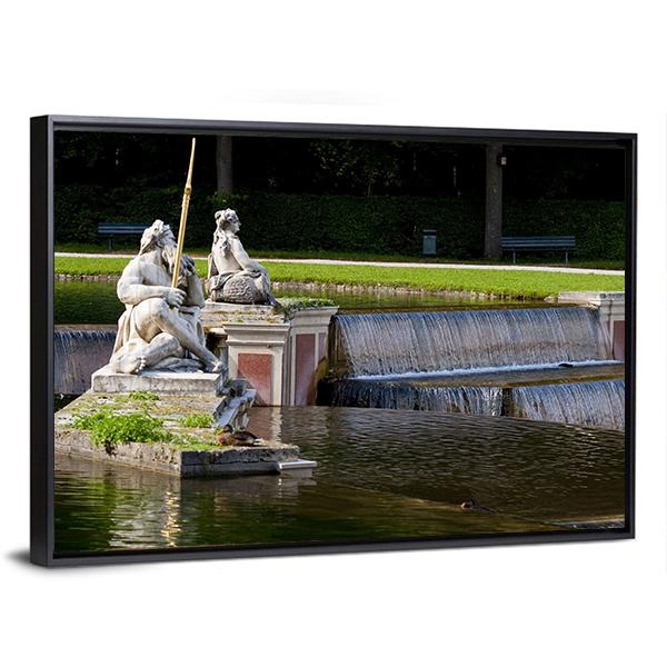 Nymphenburg In Germany Canvas Wall Art-3 Horizontal-Gallery Wrap-25" x 16"-Tiaracle