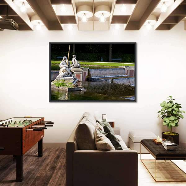Nymphenburg In Germany Canvas Wall Art-3 Horizontal-Gallery Wrap-25" x 16"-Tiaracle