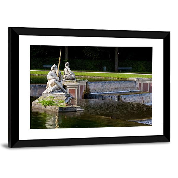 Nymphenburg In Germany Canvas Wall Art-3 Horizontal-Gallery Wrap-25" x 16"-Tiaracle
