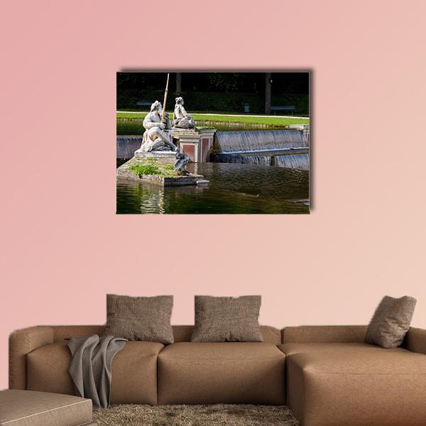 Nymphenburg In Germany Canvas Wall Art-1 Piece-Gallery Wrap-48" x 32"-Tiaracle