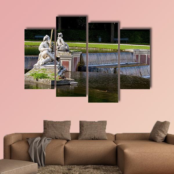 Nymphenburg In Germany Canvas Wall Art-4 Pop-Gallery Wrap-50" x 32"-Tiaracle