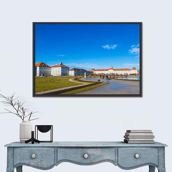 Nymphenburg Palace Canvas Wall Art-1 Piece-Floating Frame-24" x 16"-Tiaracle