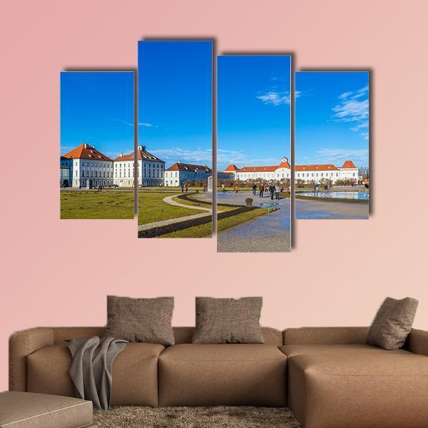 Nymphenburg Palace Canvas Wall Art-4 Pop-Gallery Wrap-50" x 32"-Tiaracle