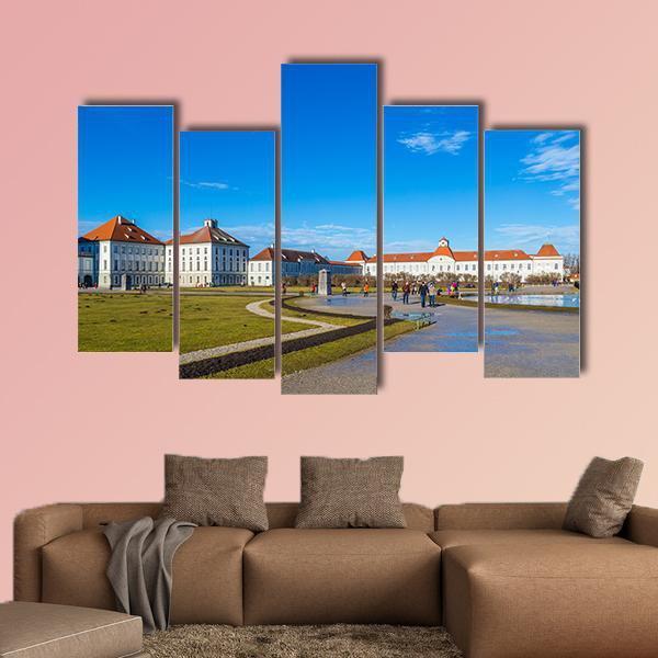 Nymphenburg Palace Canvas Wall Art-5 Pop-Gallery Wrap-47" x 32"-Tiaracle