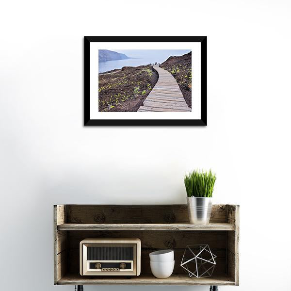 Ocean Coast's View Canvas Wall Art-3 Horizontal-Gallery Wrap-25" x 16"-Tiaracle