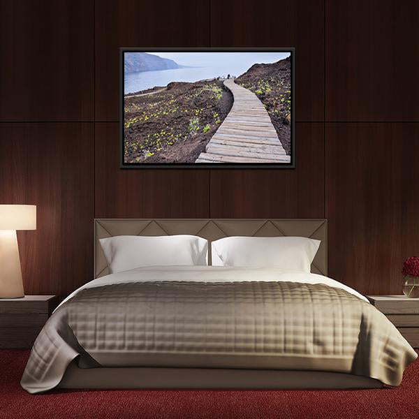Ocean Coast's View Canvas Wall Art-3 Horizontal-Gallery Wrap-25" x 16"-Tiaracle