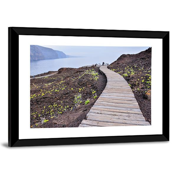 Ocean Coast's View Canvas Wall Art-1 Piece-Framed Print-20" x 16"-Tiaracle