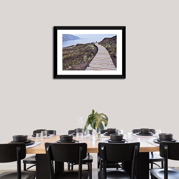 Ocean Coast's View Canvas Wall Art-3 Horizontal-Gallery Wrap-25" x 16"-Tiaracle