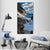 Ocean Waves On Sea Beach Vertical Canvas Wall Art-3 Vertical-Gallery Wrap-12" x 25"-Tiaracle