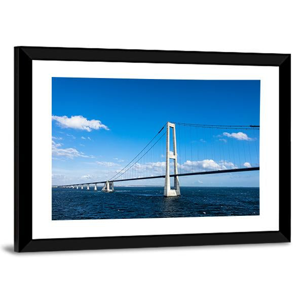 Oeresund Bridge Canvas Wall Art-3 Horizontal-Gallery Wrap-25" x 16"-Tiaracle