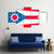 Ohio State Flag Canvas Wall Art-4 Pop-Gallery Wrap-50" x 32"-Tiaracle