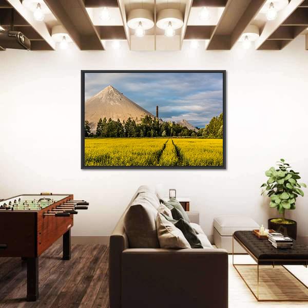 Oil Shale Ash Heap Canvas Wall Art-3 Horizontal-Gallery Wrap-25" x 16"-Tiaracle