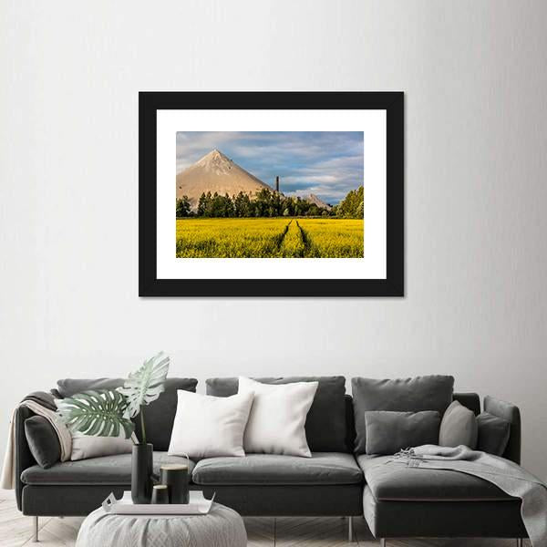 Oil Shale Ash Heap Canvas Wall Art-3 Horizontal-Gallery Wrap-25" x 16"-Tiaracle