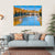 Old Bridge Over Tiber River Canvas Wall Art-1 Piece-Gallery Wrap-36" x 24"-Tiaracle