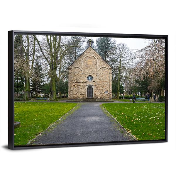 Old Cemetery In Bonn Canvas Wall Art-3 Horizontal-Gallery Wrap-25" x 16"-Tiaracle