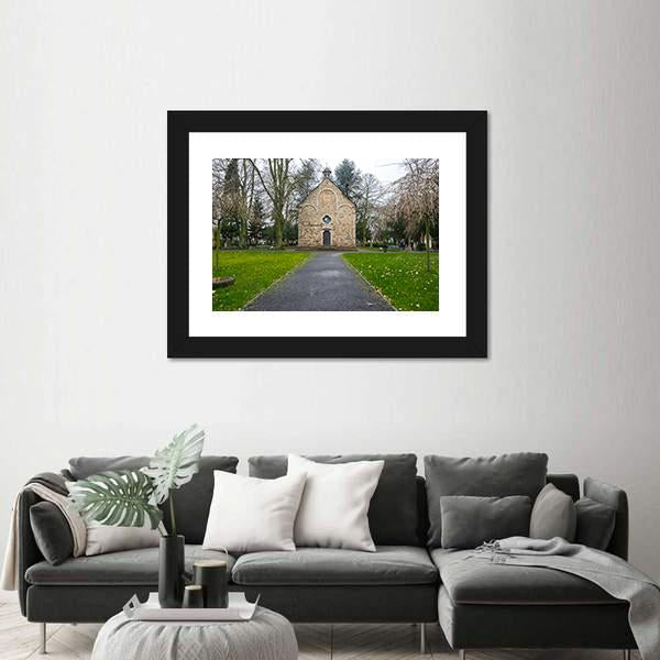 Old Cemetery In Bonn Canvas Wall Art-3 Horizontal-Gallery Wrap-25" x 16"-Tiaracle