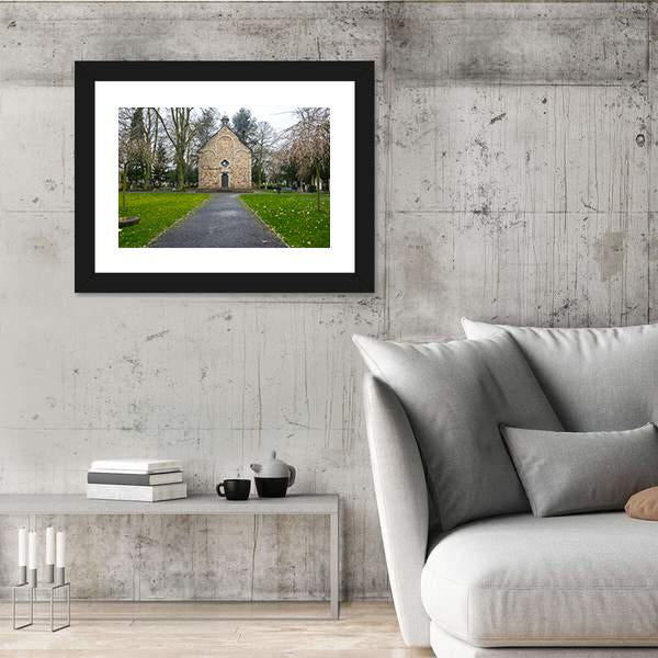 Old Cemetery In Bonn Canvas Wall Art-3 Horizontal-Gallery Wrap-25" x 16"-Tiaracle
