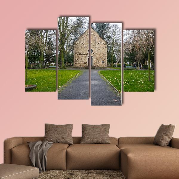 Old Cemetery In Bonn Canvas Wall Art-4 Pop-Gallery Wrap-50" x 32"-Tiaracle