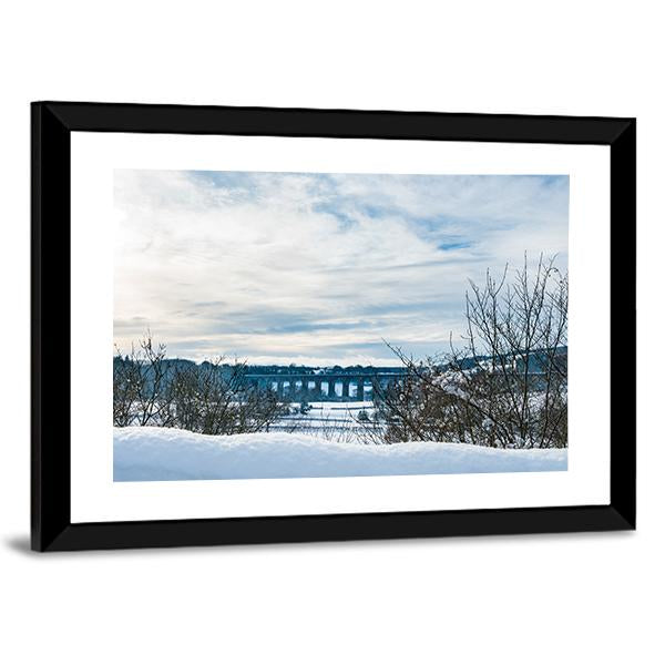 Old Chirk Railway Bridge Canvas Wall Art-3 Horizontal-Gallery Wrap-25" x 16"-Tiaracle