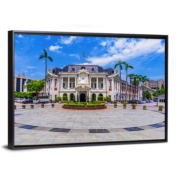 Old City Hall Taiwan Canvas Wall Art-3 Horizontal-Gallery Wrap-25" x 16"-Tiaracle