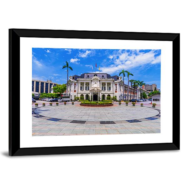 Old City Hall Taiwan Canvas Wall Art-3 Horizontal-Gallery Wrap-25" x 16"-Tiaracle