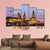 Dresden At Sundown Canvas Wall Art-5 Pop-Gallery Wrap-47" x 32"-Tiaracle