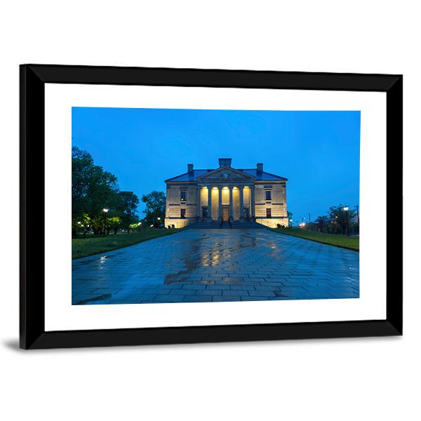 Old Colonial Building Canada Canvas Wall Art-3 Horizontal-Gallery Wrap-25" x 16"-Tiaracle