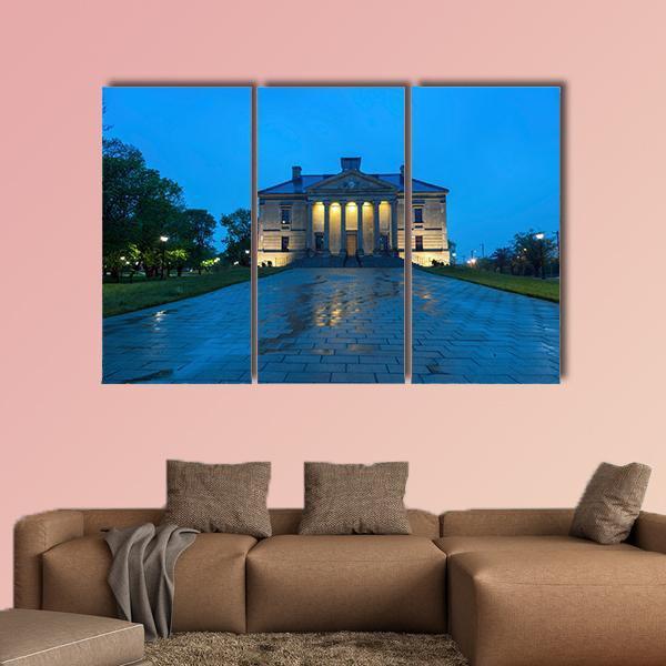 Old Colonial Building Canada Canvas Wall Art-3 Horizontal-Gallery Wrap-37" x 24"-Tiaracle