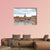 Old Dresden Over River Canvas Wall Art-5 Horizontal-Gallery Wrap-22" x 12"-Tiaracle