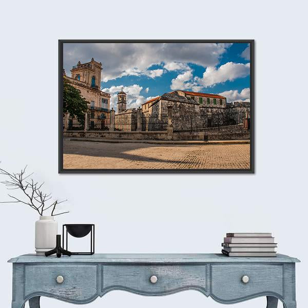 Old Fortress Castle Havana Canvas Wall Art-3 Horizontal-Gallery Wrap-25&quot; x 16&quot;-Tiaracle